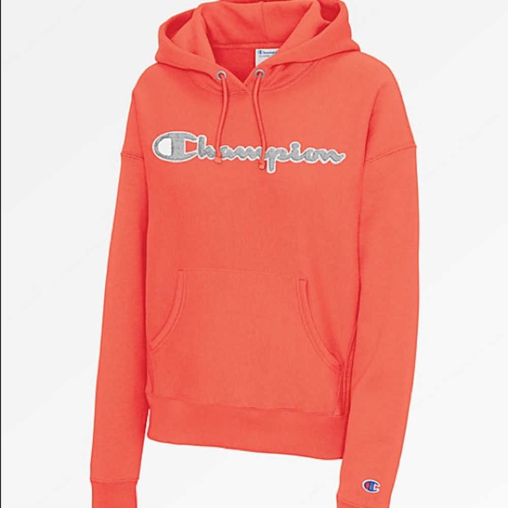 champion reverse weave spellout sweatshirt